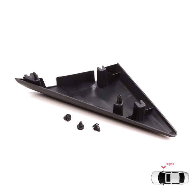 ESP1221-2 Zijaanzicht Rechts Spiegeldriehoek Deurspatbord Trim Cover voor Ford Transit MK8 T18 V363 2013-2024 2016818