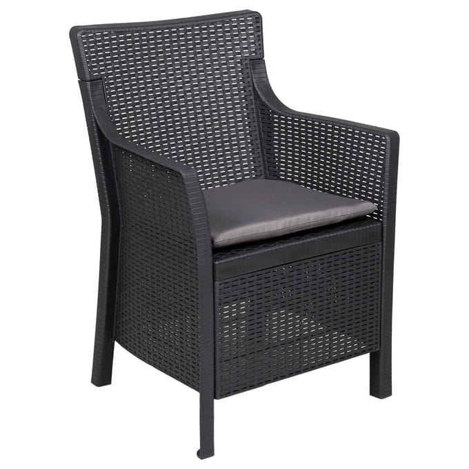 vidaXL - Fauteuil - Antracietkleurig - PP