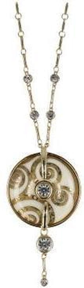 Goebel - Gustav Klimt | Ketting De Levensboom | Porselein - 8cm