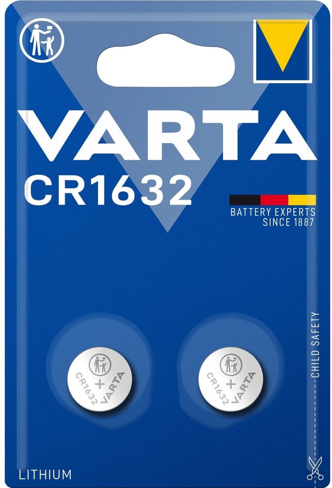 VARTA CR1632 Lithium Coin 2 Pack (B)