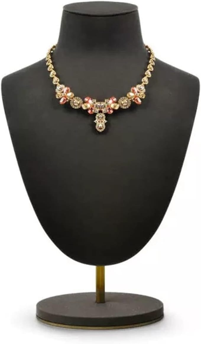 Sieradenstandaard Buste - Ketting Houder - Sieraden Presenteren - Elegante Display - Niet Gespecificeerd - Zwart