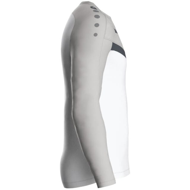 Jako Iconic Sweater Kinderen - Wit / Zachtgrijs | Maat: 164