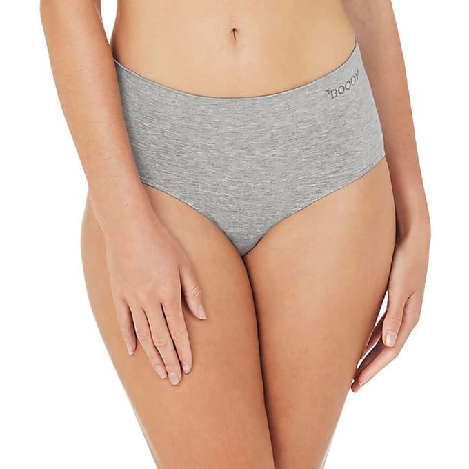 Boody - Bamboe Midi Brief - Lichtgrijs / L