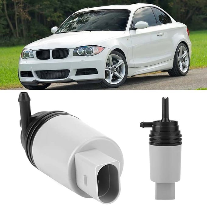 Ruitensproeierpomp 67127302589 Voor E92 E91 E90 E88 E87 E82 E81 E66 E65 E64 E63 E61 En E60 gray