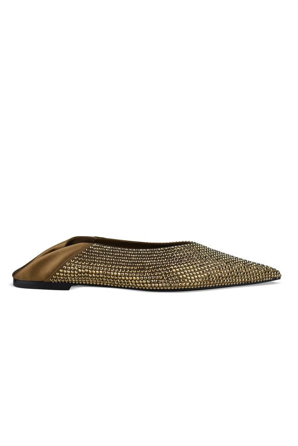 Saint Laurent Nour 05 muiltjes Goud