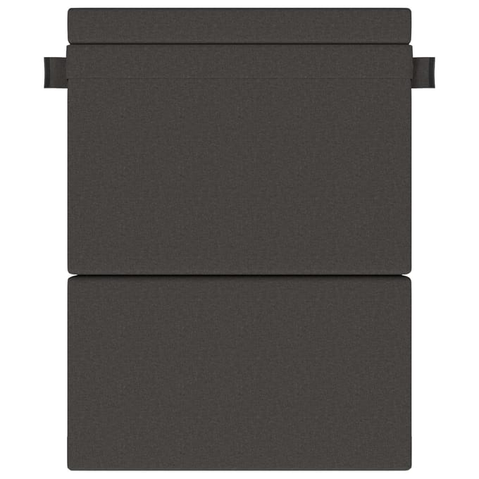 vidaXL - Vouwbare - Sofa - Bed - Donkergrijs - 152 - x - 86,5 - x - 60 - cm - Stof