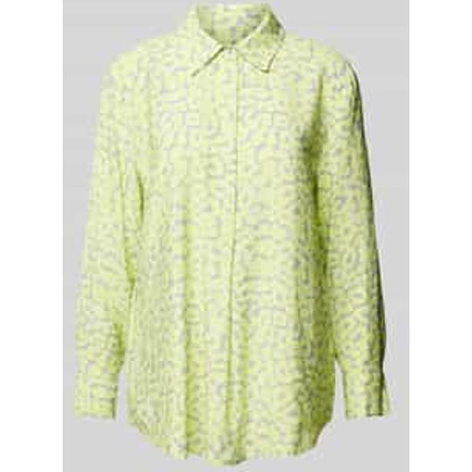Regular fit blouse met overhemdkraag
