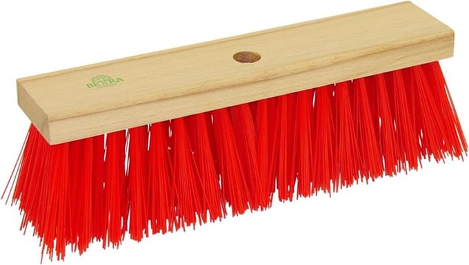 Straatbezem Rood/groen 36 Cm FSC