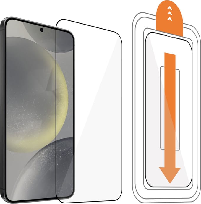 Screenprotector Geschikt voor Samsung Galaxy S24 Plus - Gehard Glas Screenprotector - Installatie Tool