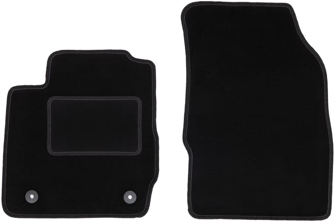 Voormatten zwart voor: Ford Fiesta MK7 hatchback (2008-2011)