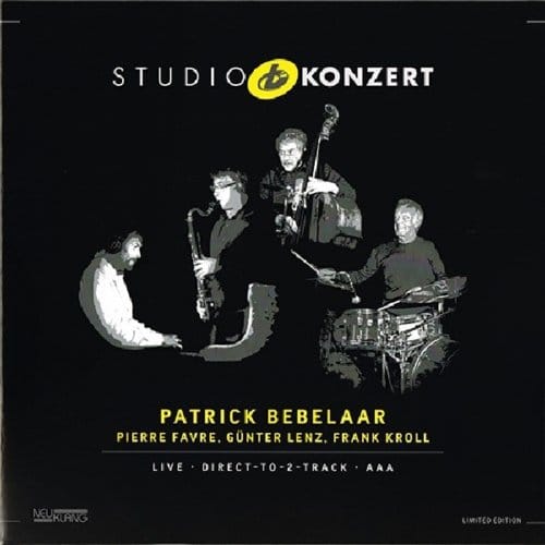 Patrick Bebelaar & Pierre Favre - Studio Konzert (LP)