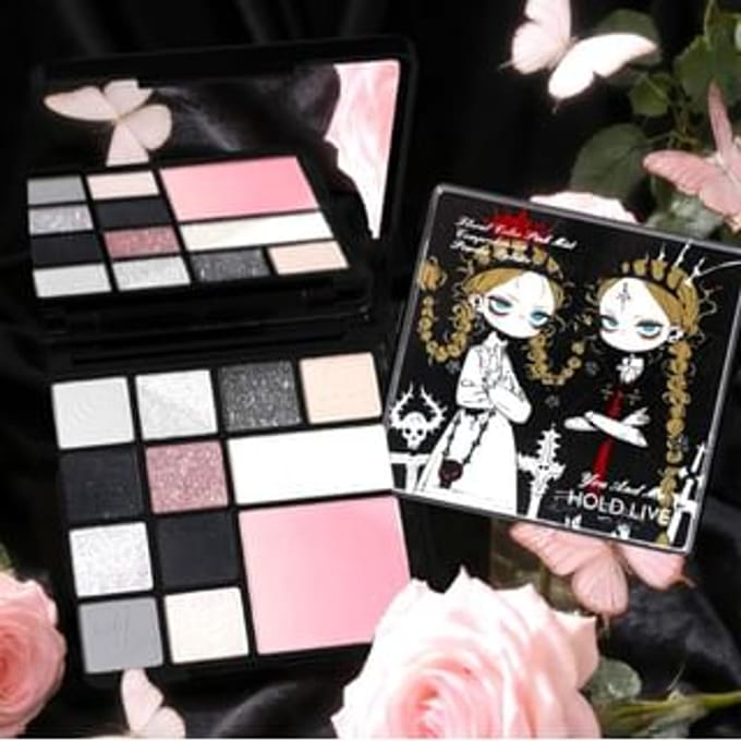 HOLD LIVE - 12 Color Pink Mist Compreshensive Powder Palette - 2 Types #H07