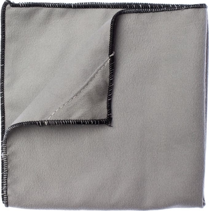 Kangaro whiteboard wisser doek - formaat 30 x 30 cm - grijs - magnetisch