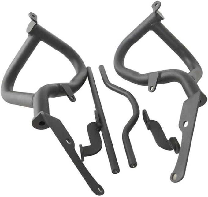 Motorfiets Frame Bescherming - Valbeugel Set - Motor Beschermen - Sterk Metaal - 1 Set - Zwart