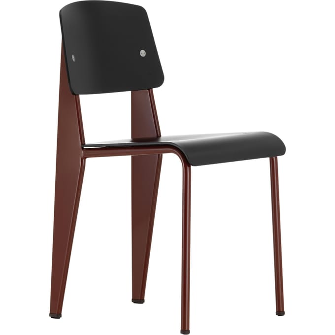 Vitra - Standard SP stoel - japanese red - zwart - rood