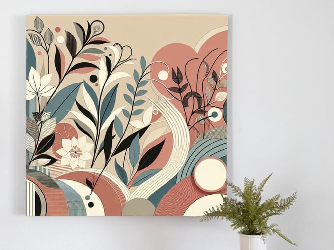 Kunstprint | Wanddecoratie | Dibond | 80 × 80 cm