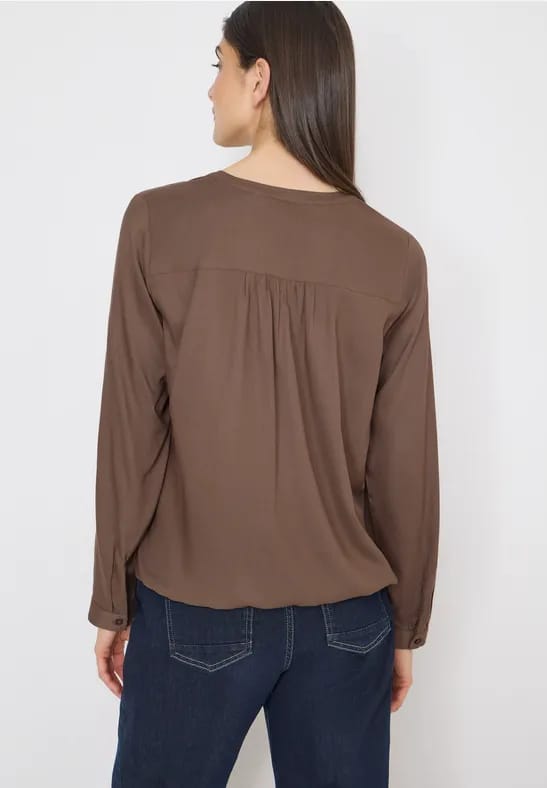 Blouse in effen kleur