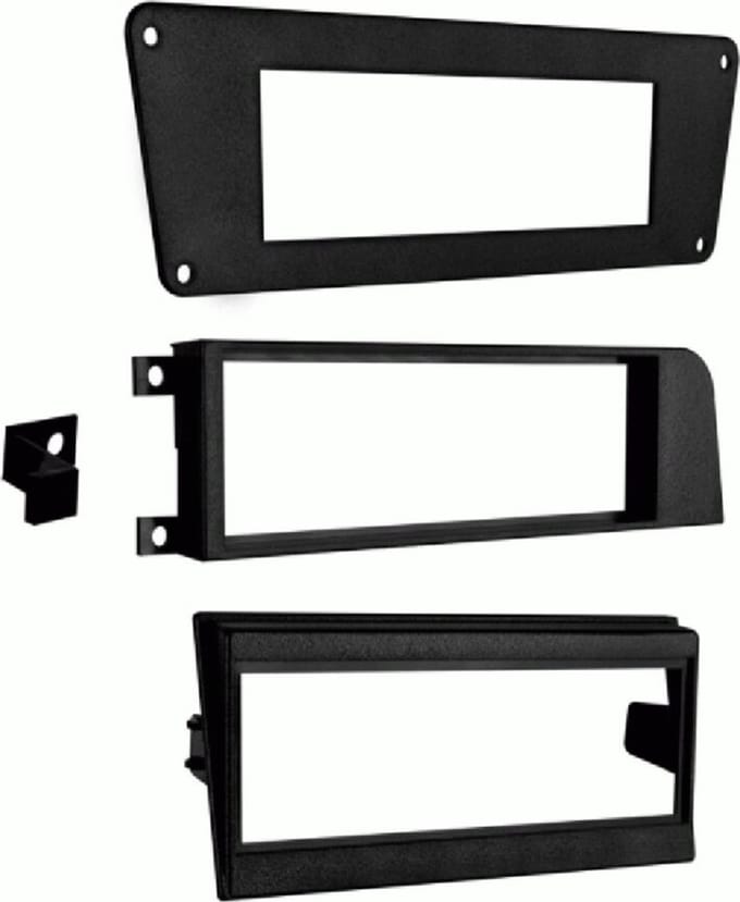 1-DIN radiopaneel Volvo 740/760/780/940/960 zwart (METRA)