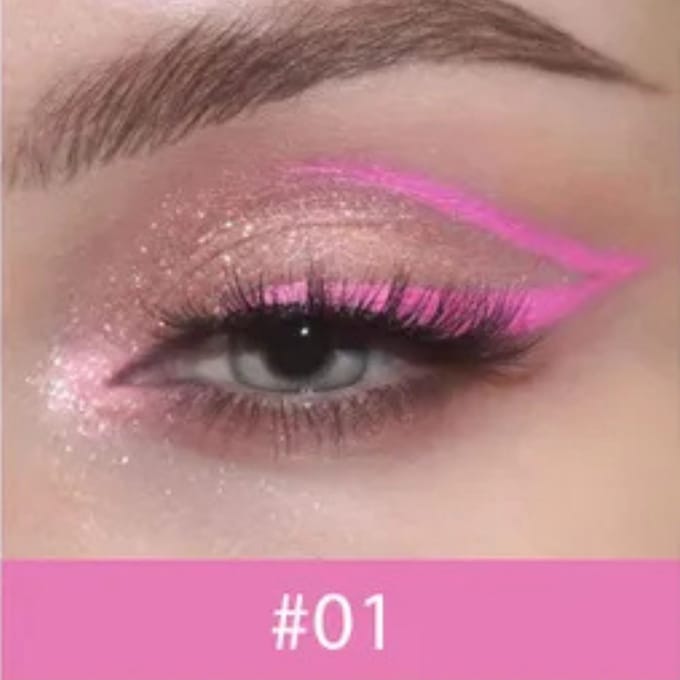 Waterproof Matte Gel Eyeliner - 01 Pink - 0.2g
