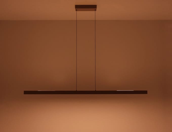 Hanglamp Tindra Creme 140 cm up & down LED - touchdimmer