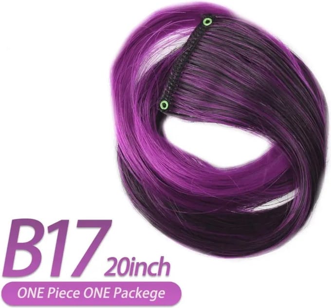 Clip in hair extension Duo Paars - plukje haar Duo Paars - haar extsention