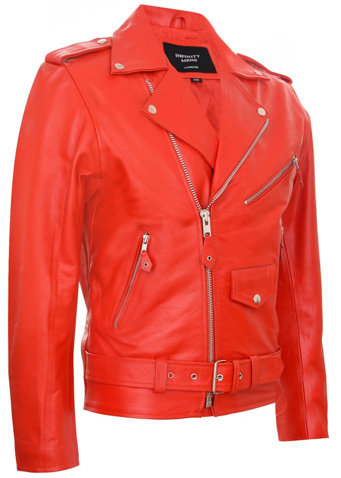 Leren Brando Biker Rock motorjas van leer