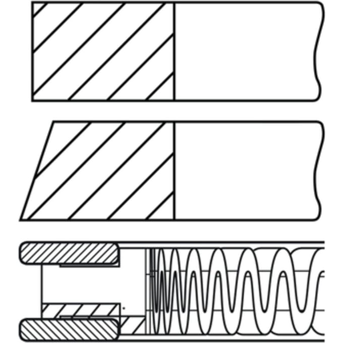 Goetze Engine Zuigerveren set GOETZE 08-437700-00