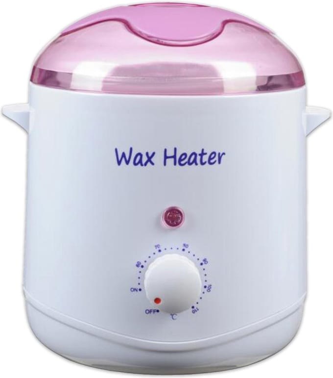 Wax/hars verwarmer 800-1000ML, 150W - Wit/Roze