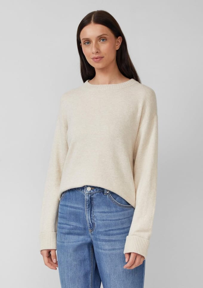 s.Oliver  Pullover Beige Größe: 40 | Pullover Outlet | Damen | Braun