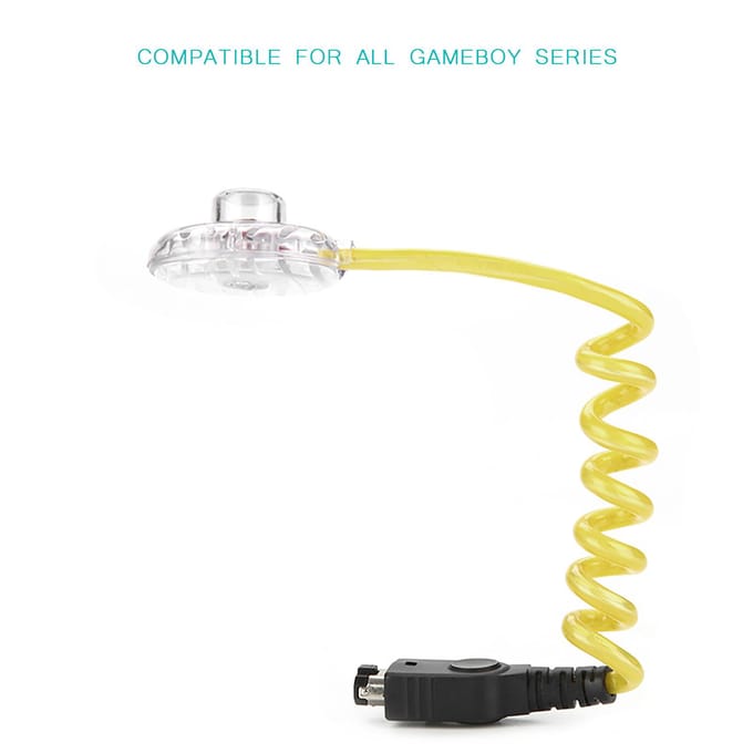 Éclairage LED portable pour GameBoy Advance LED externe pour jeux yellow