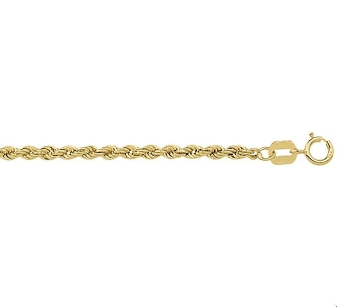 Huiscollectie 4008433 Collier Geelgoud Koord 2,0 mm