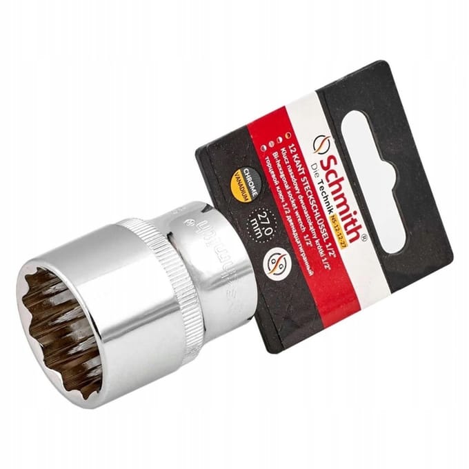 Schmith dopsleutel 1/2" 22 mm - 12-kant