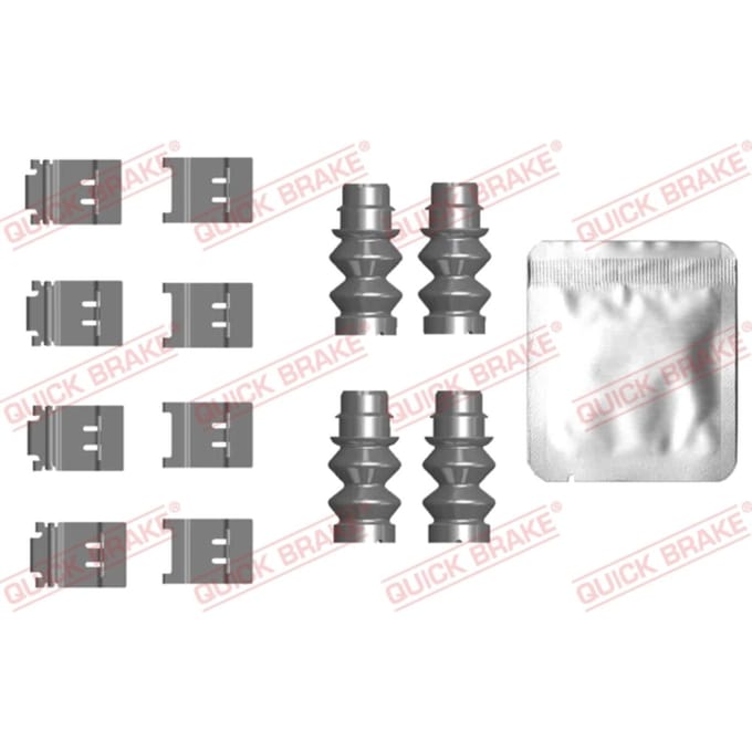 Toebehorenset, schijfremblok QUICK BRAKE 109-0124