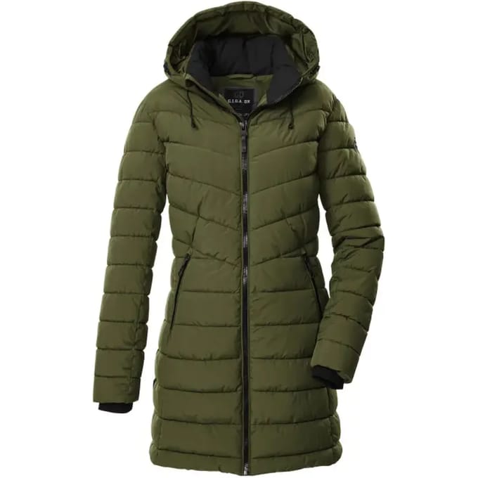 Gewatteerd lang damesjack Killtec GW 74