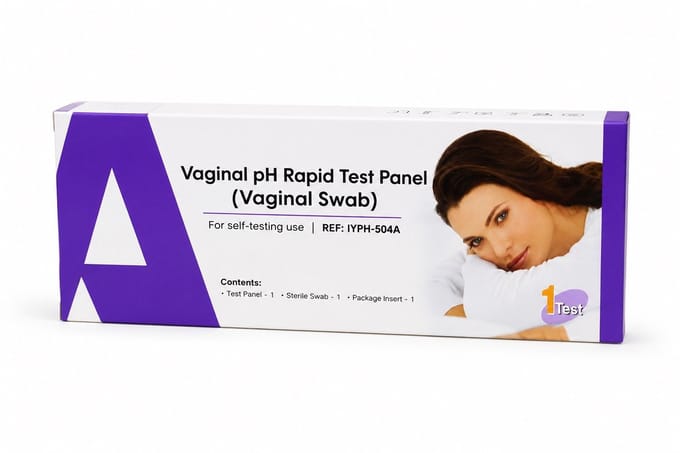ALLTEST Vaginale pH Zelftest - Vaginale Gezondheid - Vaginale Flora - pH Balans - 1 Test