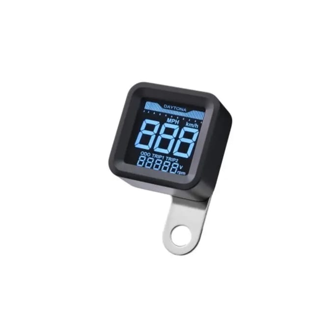 Digital Motorcycle Meter Daytona Cube LCD