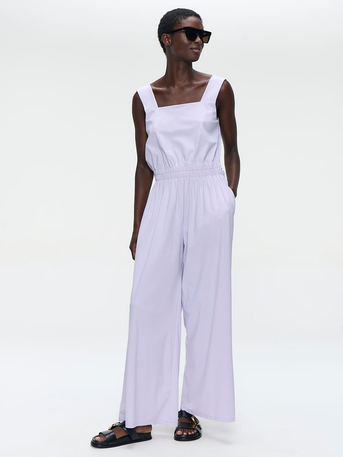 Mathilda jumpsuit technical jersey | Lila - Lila / S