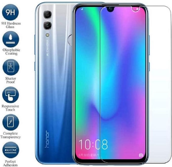LuxeBass Screenprotector geschikt voor Honor 20 Lite [ 2 Pack ] - glas scherm - bescherming
