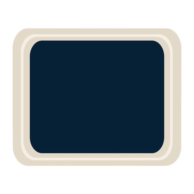 Roltex Original Dienblad Blauw 42x32cm - DS089 - Horeca & Professioneel