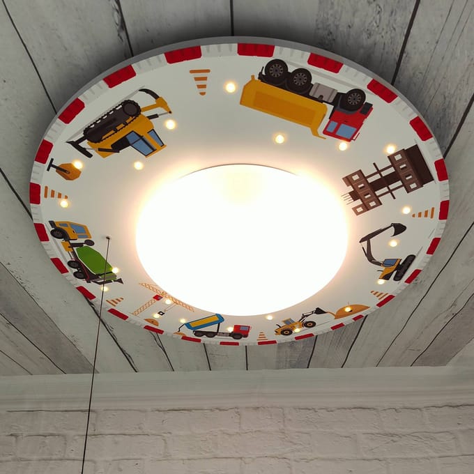 Niermann Standby Plafondlamp Baustelle met LED sterrenhemel