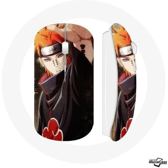 Souris sans fil - Naruto - Pain - Blanc - Clé USB wifi - Compatible Mac et PC