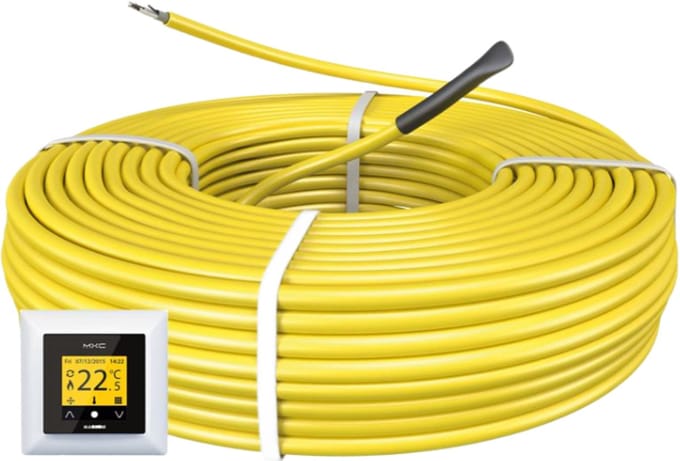 Magnum cable elektrische vloerverwarming set 1250W 73,4 m met WiFi thermostaat wit
