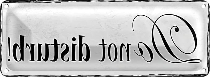 Metalen Deurbord - Waarschuwingsbord Huis - Privacy Aangeven - Nostalgisch Design - 10 x 27 cm - Multicolor