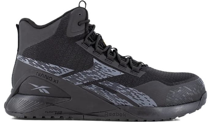 Reebok werkschoenen S3 Nano X1 Zwart Hoog