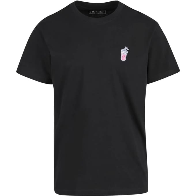 Mister Tee - Good Vibes Drink EMB Heren Tshirt - M - Zwart