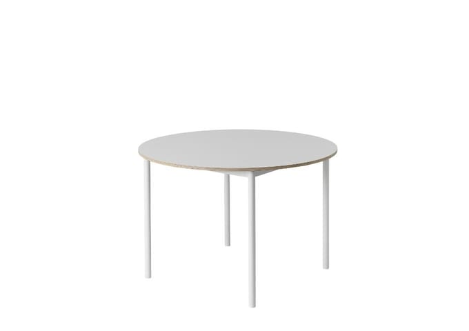 Muuto - Base tafel rond - wit laminaat