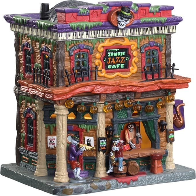 Lemax - Zombie Jazz Caf��, B/o Led - Kersthuisjes & Kerstdorpen
