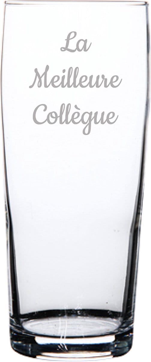 Bierfluitje gegraveerd - 19cl - La Meilleure Collègue