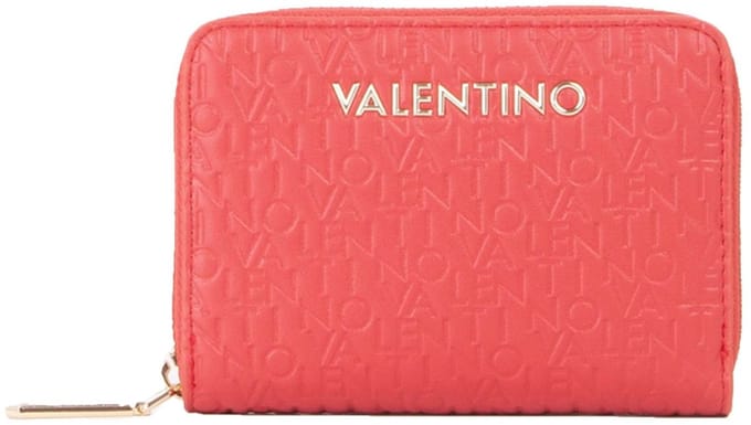 VALENTINO portemonnee Falak Re Zip Around Wallet Rosso Scuro rood