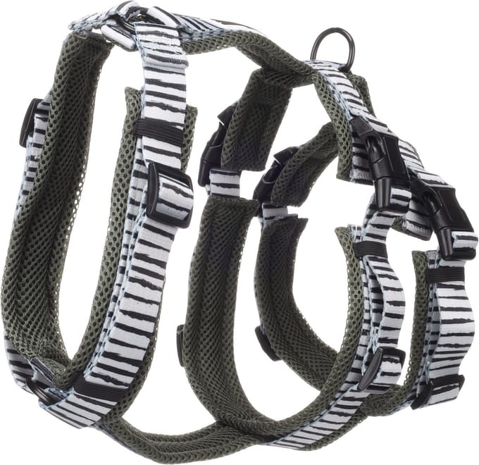 Hond Veiligheidsharnas Uluwatu Wit L 46-80cm 60-86cm 55-76cm 25mm